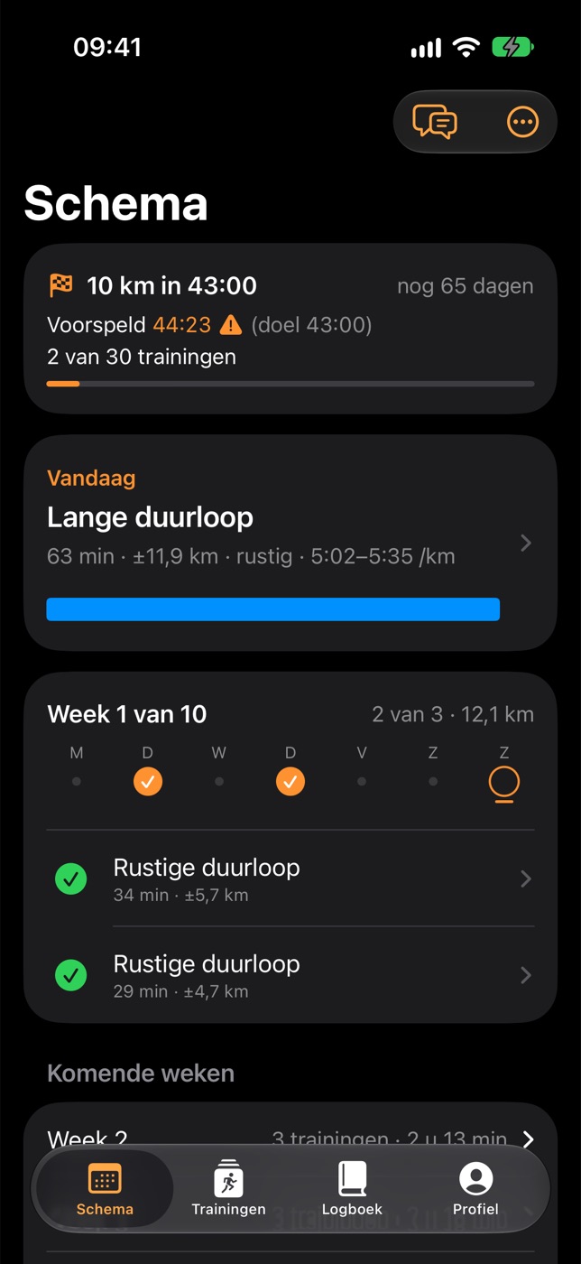 Loopmaat op de iPhone
