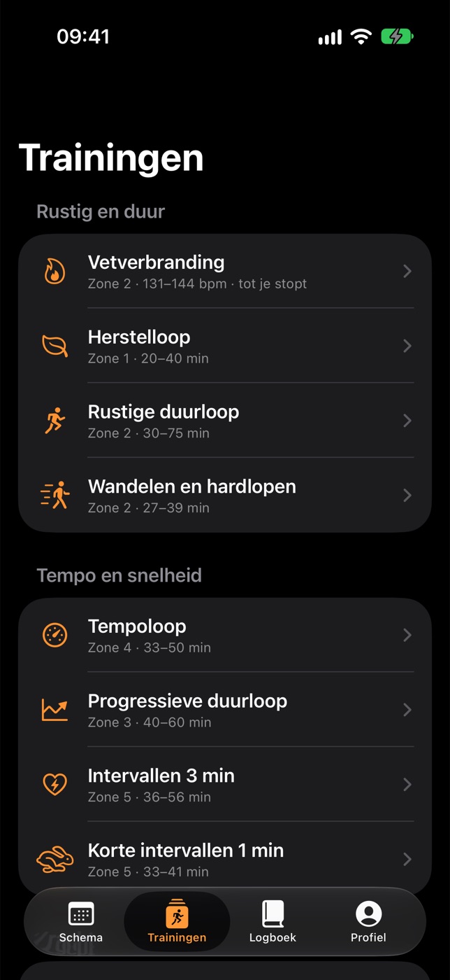 Loopmaat op de iPhone