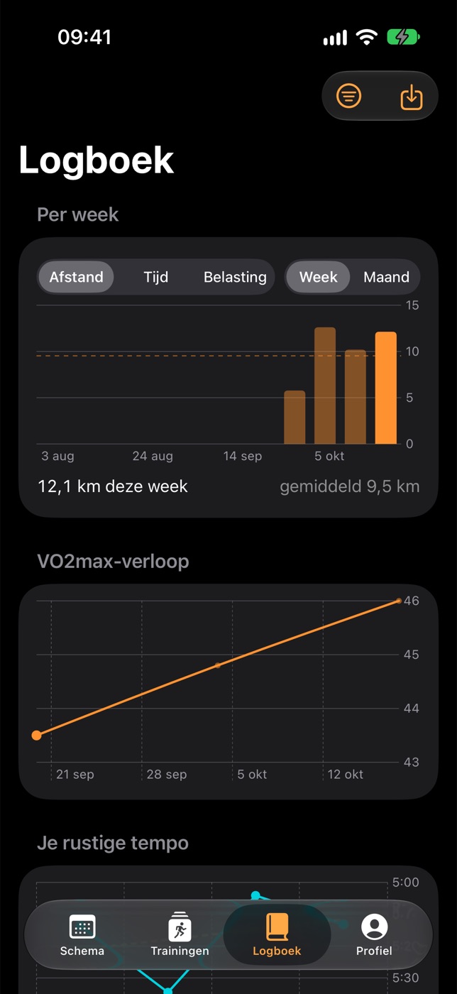 Loopmaat op de iPhone